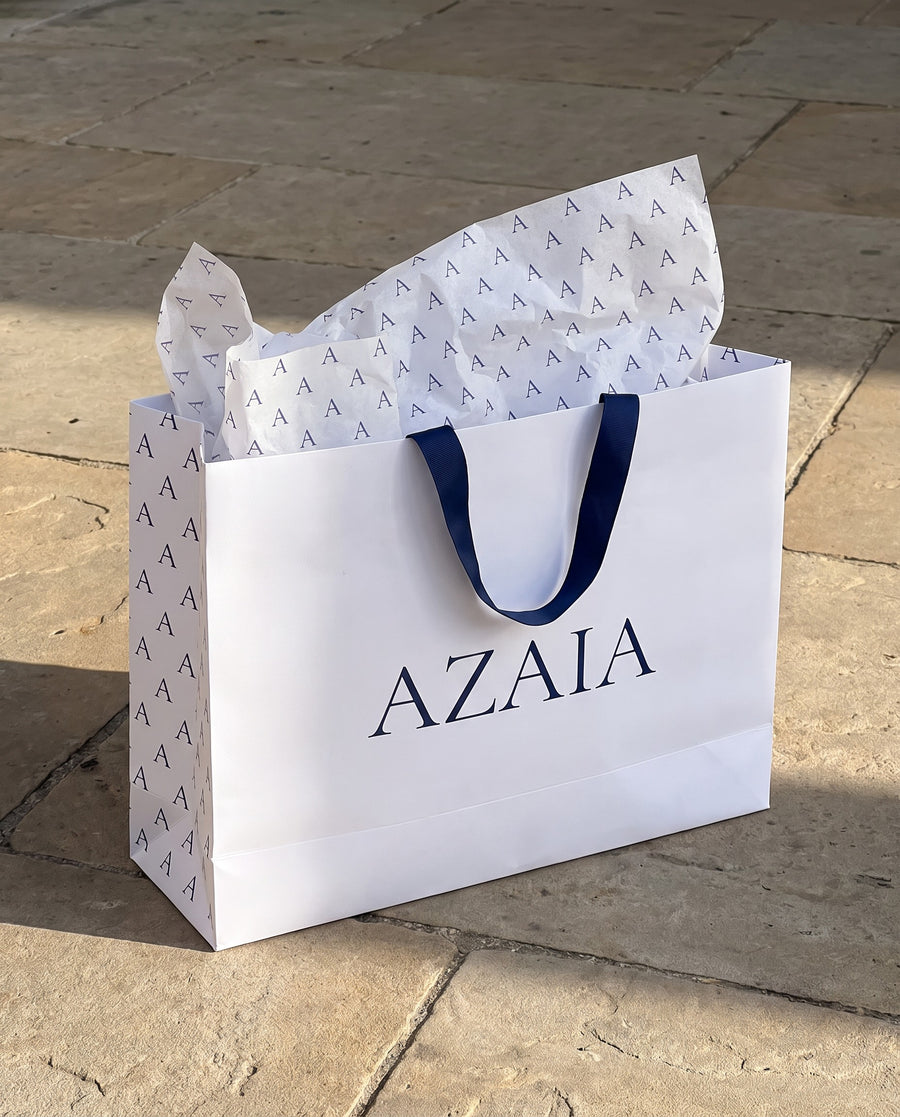 AZAIA signature packaging