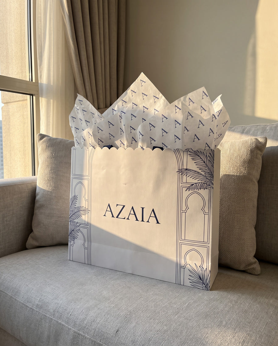 AZAIA signature packaging