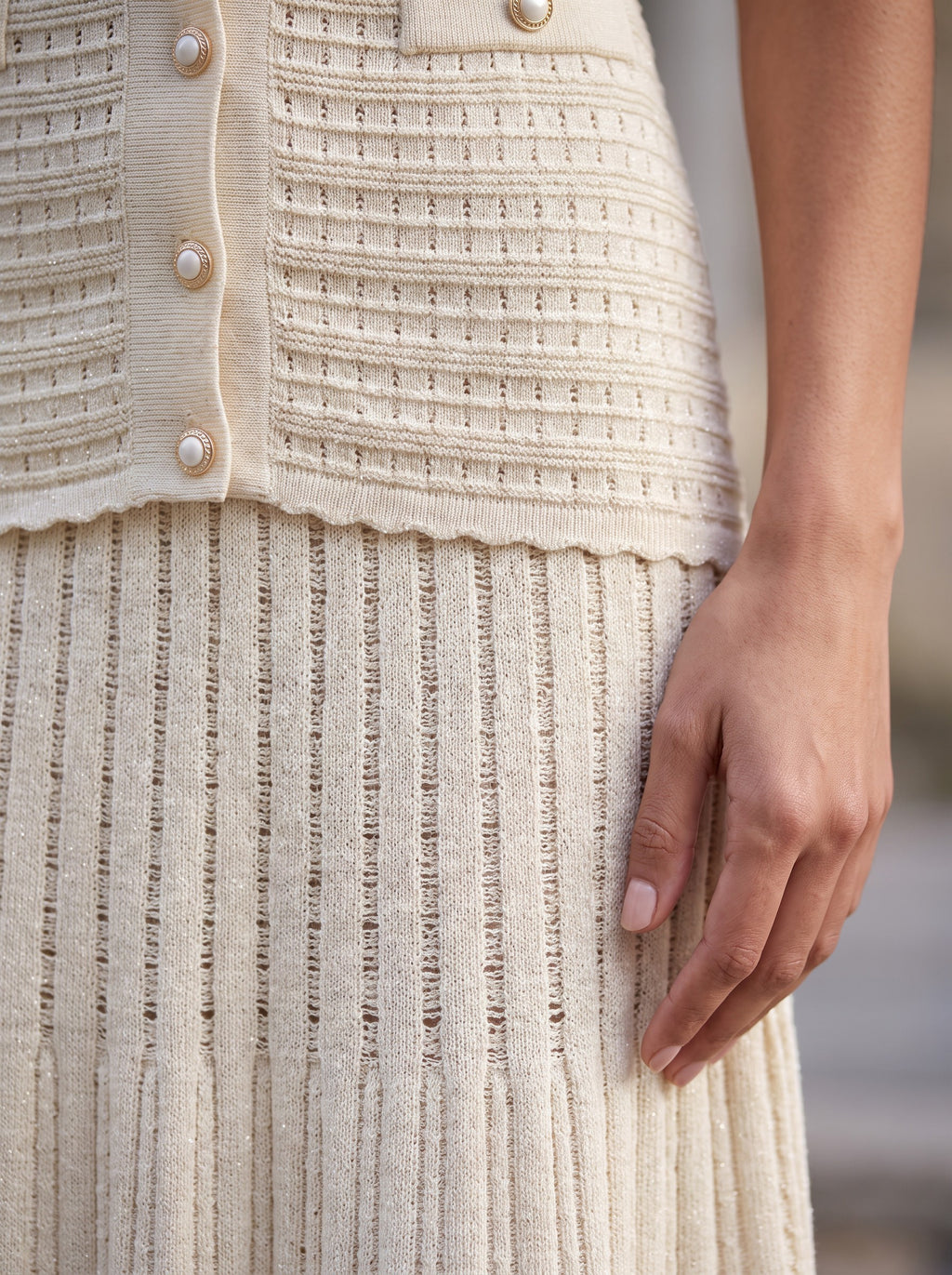 Nour Dress – skirt detail